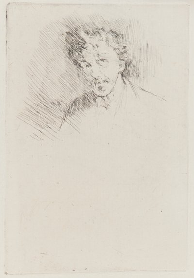 Whistler mit der weißen Locke von James Abbott McNeill Whistler