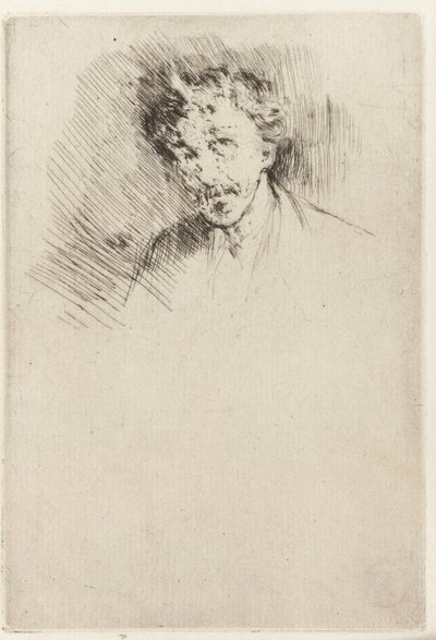 Whistler mit der weißen Locke von James Abbott McNeill Whistler
