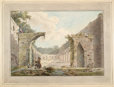 Kreuzgang im Oronsay-Kloster von James Miller