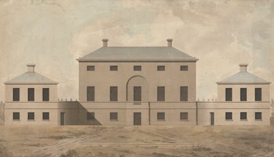 Shrubland Hall, Suffolk: Erhebung von James Paine