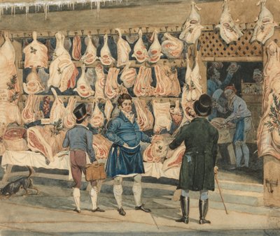 Der Fleischmarkt von James Pollard