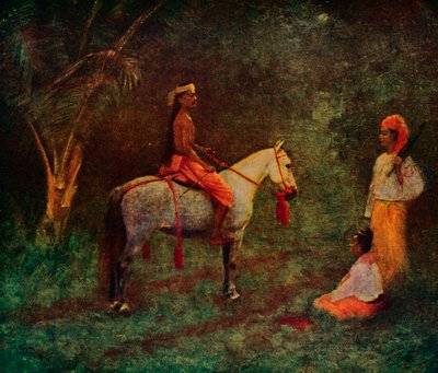 Ein burmesischer Reiter, 1913 von James Raeburn Middleton