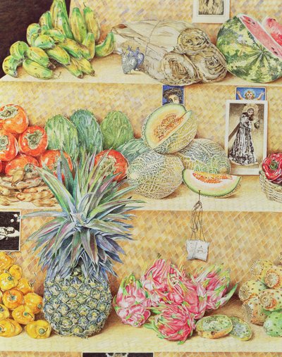 Obststand, La Laguinilla, 1998 von James Reeve