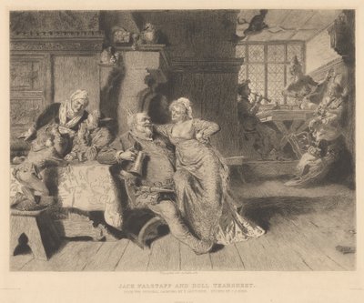 Jack Falstaff und Doll Tearsheet von James S. King