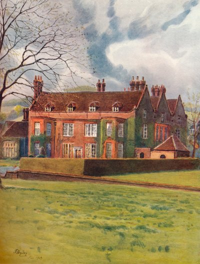Barrow Green Court, Oxted, 1913 von James S Ogilvy