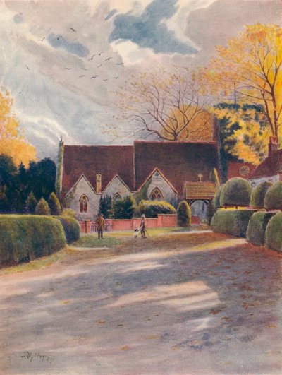Thorpe Kirche, ca. 1911, 1914 von James S Ogilvy