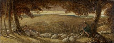 Abendweide, ca. 1860-70 von James Smetham