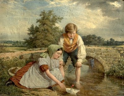 Der Stapellauf, 1858 von James T. Hart
