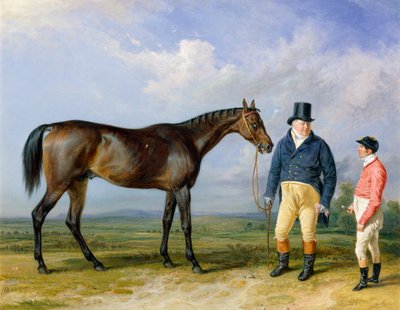 Rockingham mit seinem Besitzer John Theobald von James Ward