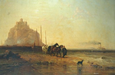 Abend vor St. Michaels Mount, 1855 von James Webb