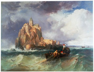 Mont St Michel, 1868 von James Webb
