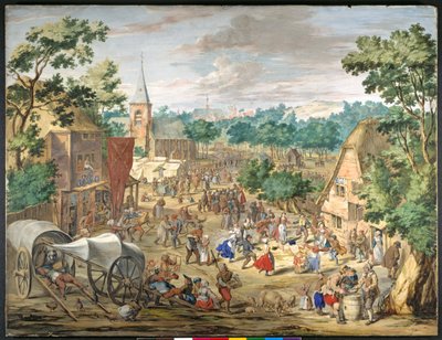 Eine Kirmes von Jan (follower of) Brueghel