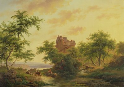 Landschaft von Jan Adam Janszoon Kruseman
