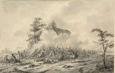 Kavallerieschlacht von Jan Antony Langendijk