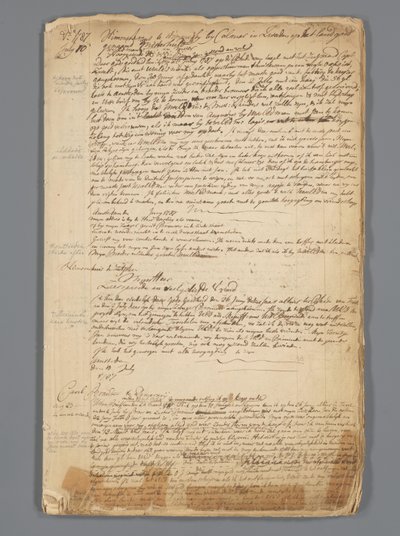 Kladbriefe von Jan Brandes (1743-1808), 1787-1790 von Jan Brandes