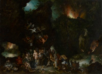 Die Versuchung des heiligen Antonius von Jan Brueghel the Elder
