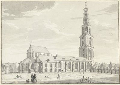 Die Martinikirche in Groningen von Jan Bulthuis