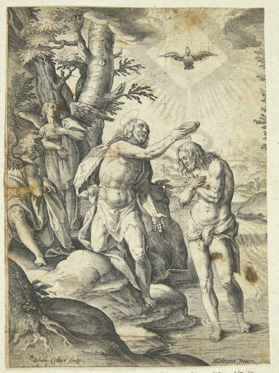 Taufe Christi von Jan Collaert II