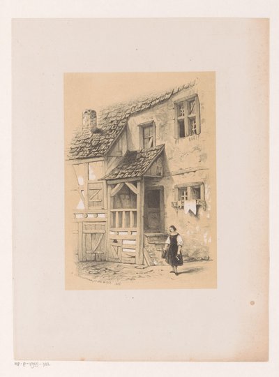 Fassade eines Wohnhauses von Jan Diederikus Kruseman
