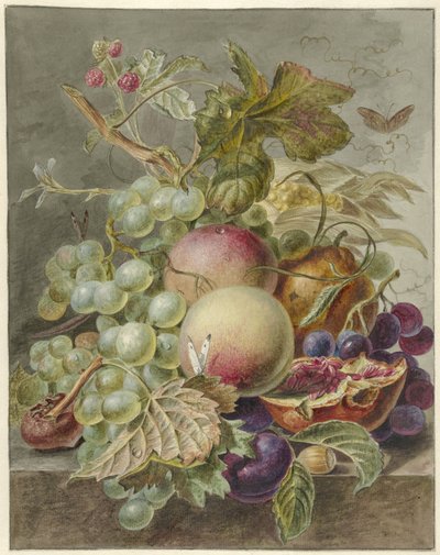 Stillleben mit Früchten von Jan Evert Morel (I)