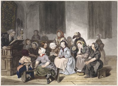 Kirchendienst mit Mädchen von Jan Fabius Czn