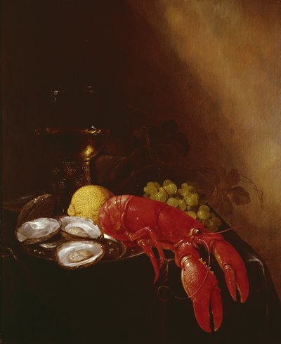 Stillleben mit Hummer von Jan Frans van Son