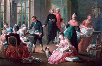 Nachmittagstee, 1778 von Jan Garemijn