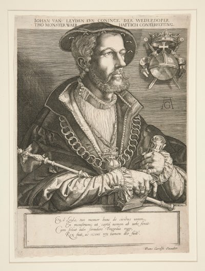 Jan Beuckelszoon (Jan van Leyden) von Jan Harmensz. Muller