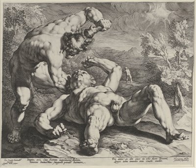 Kain tötet Abel von Jan Harmensz. Muller