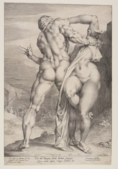 Die Entführung einer Sabinerin von Jan Harmensz. Muller