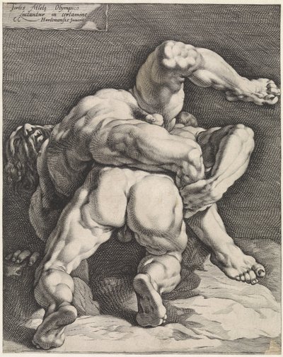 Zwei Ringer von Jan Harmensz. Muller