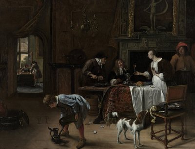 Leicht gekommen, leicht gegangen, 1661 von Jan Havickszoon Steen