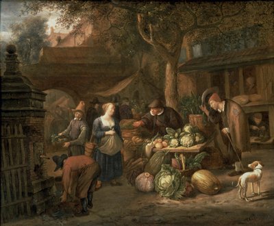 Marktszene von Jan Havickszoon Steen