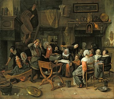 Das Tauffest, 1668 von Jan Havickszoon Steen