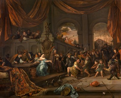 Die Verspottung Samsons von Jan Havickszoon Steen