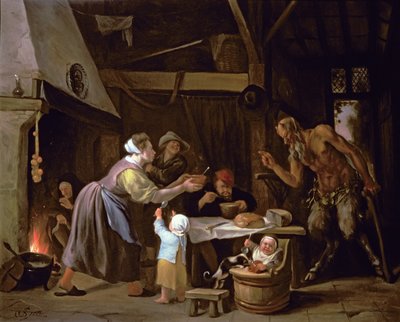 Die Satyrn und die Familie von Jan Havickszoon Steen