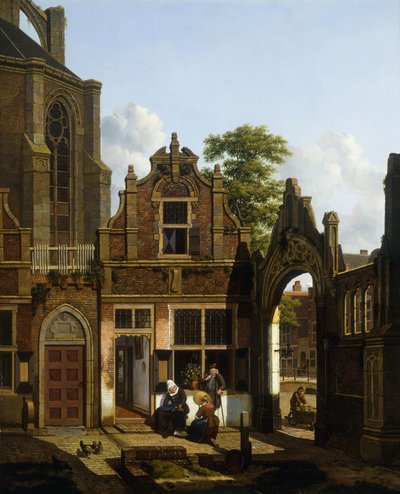 Ein holländischer Innenhof von Jan Hendrik Verheyen