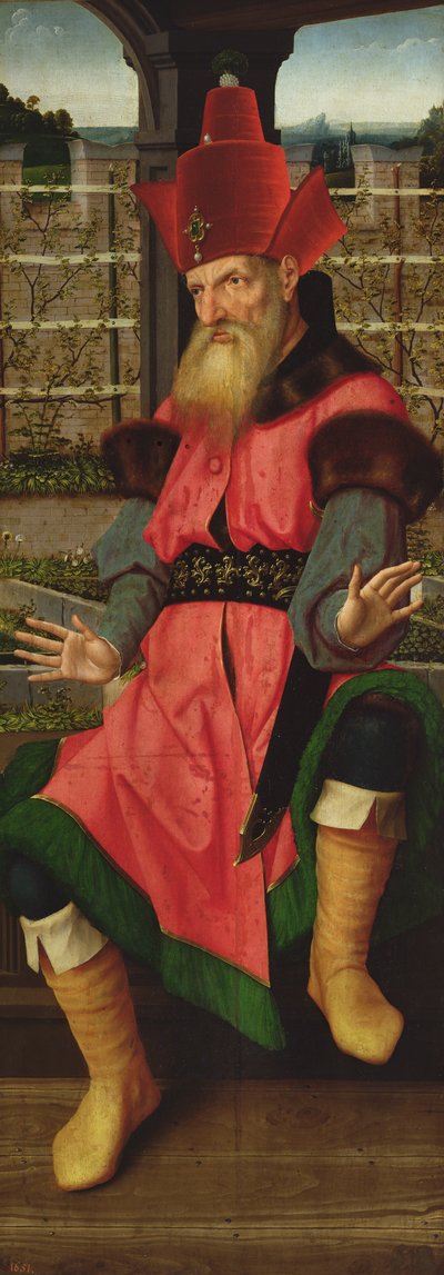 Der Prophet Zacharias von Jan II Provost