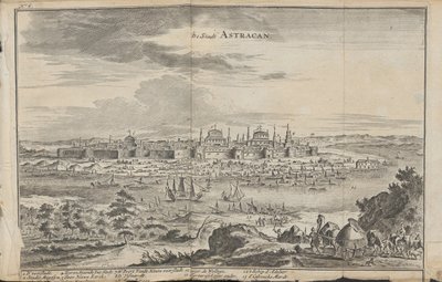 Astrachan aus: Drie aanmerkelyke reizen, 1675 von Jan Jansz. Struys