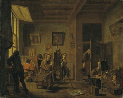 Ein Maleratelier von Jan Josef the Elder Horemans