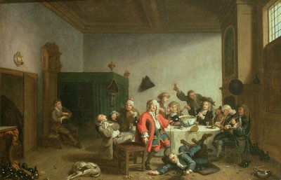 Eine fröhliche Gesellschaft von Jan Josef the Younger Horemans
