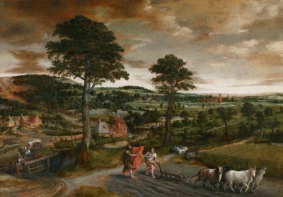 Die Berufung des Elisha von Jan Massys or Metsys