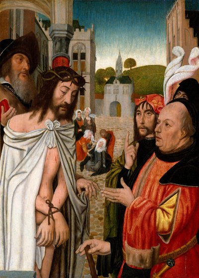 Christus wird dem Volk gezeigt, 1510-15 von Jan Mostaert