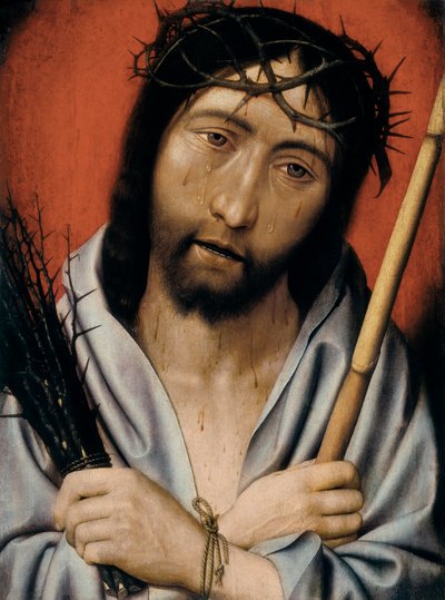 Christus mit Dornen von Jan Mostaert
