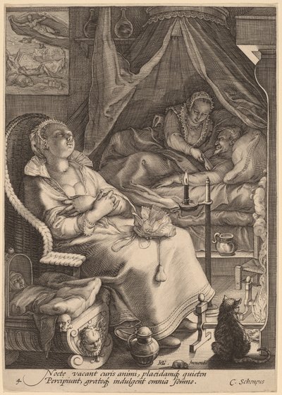 Nacht von Jan Pietersz Saenredam, after Hendrik Goltzius