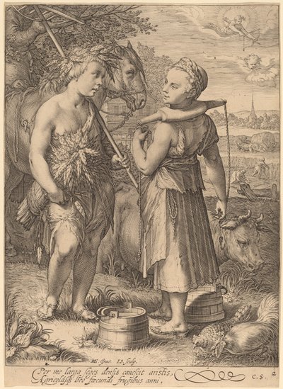Sommer von Jan Pietersz Saenredam after Hendrik Goltzius
