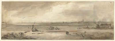 Ansicht von Naarden, gesehen von Muiderberg von Jan Ruyscher