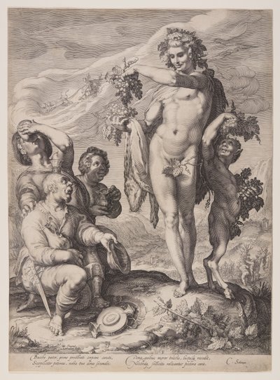 Huldigung an Bacchus von Jan Saenredam