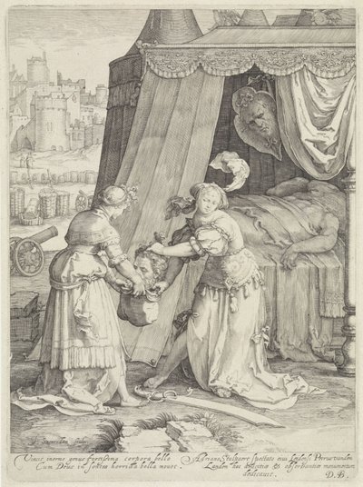 Judith mit dem Kopf des Holofernes von Jan Saenredam