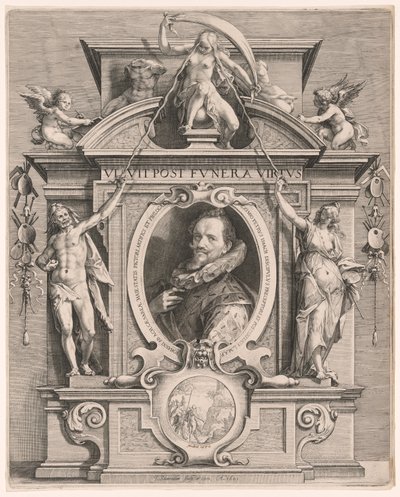 Porträt von Hans von Aachen von Jan Saenredam